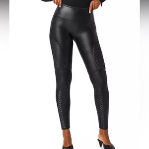‼️MOVING SAME ❗️ Spanx Moto Faux Leather Leggings